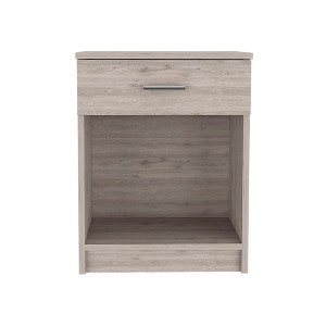 NicBex 18.6 inch Wide Nightstand with 1 Drawer,Modern Side Table with Metal Handle and Open Shelf,Bedside Table for Bedroom,Living Room - 1 of 4