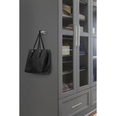Polished Nickel and Stainless Steel Modern Cabinet Pull