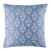 Seanna Pillow - Blue/Tan - 20"X20" - Safavieh - 3 of 3