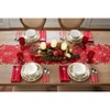 BrylaneHome 4 Piece Red Goblet Set - 3 of 3