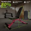 Naysaye Exercise Trainers Dumbbell Bench Adjustable Foldable 880LBS Capacity for Full Body Home Gym and Living Room Use, Black, 49.21"*14.17"*16.93" - 3 of 4