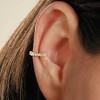 Ross-Simons 0.10 ct. t.w. Baguette Diamond Single Ear Cuff in 14kt Yellow Gold - 4 of 4