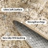 Vintage Washable Area Rug - Non-Slip Oriental Low Pile Carpet Soft Foldable Non-Shedding Floor Cover for Living Room Dining Room Dorm Office - 3 of 4