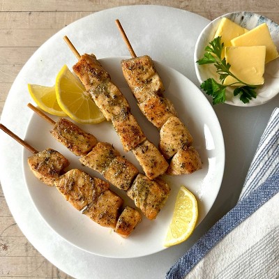 Marcangelo Foods Herb & Butter Salmon Skewers - 9.88oz