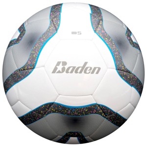 Baden Size 5 Team Soccer Ball - White/Gray/Blue - 1 of 2