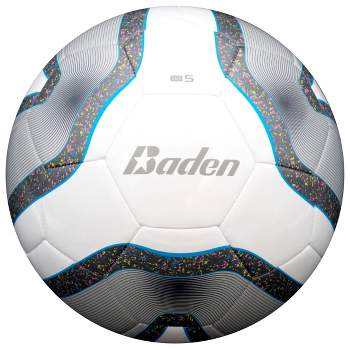 Baden Size 5 Team Soccer Ball - White/Gray/Blue