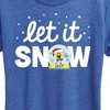 Women's - SpongeBob SquarePants - Let It Snow Short Sleeve Graphic T-Shirt - 2 of 4