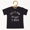 The Juniper Shop This Is How I Roll Toddler Short Sleeve Tee - 2T - Black - 2 of 4