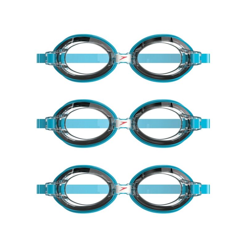 Speedo Kids&#39; 3pk Swim Goggles - Blue/Clear, 3 of 6
