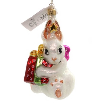 Christopher Radko 5.0" Thinking Of You Bunny Rabbit Easter  -  Tree Ornaments
