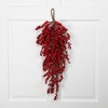 Northlight Berries Artificial Christmas Teardrop Swag - 24" - Red - Unlit - 2 of 4