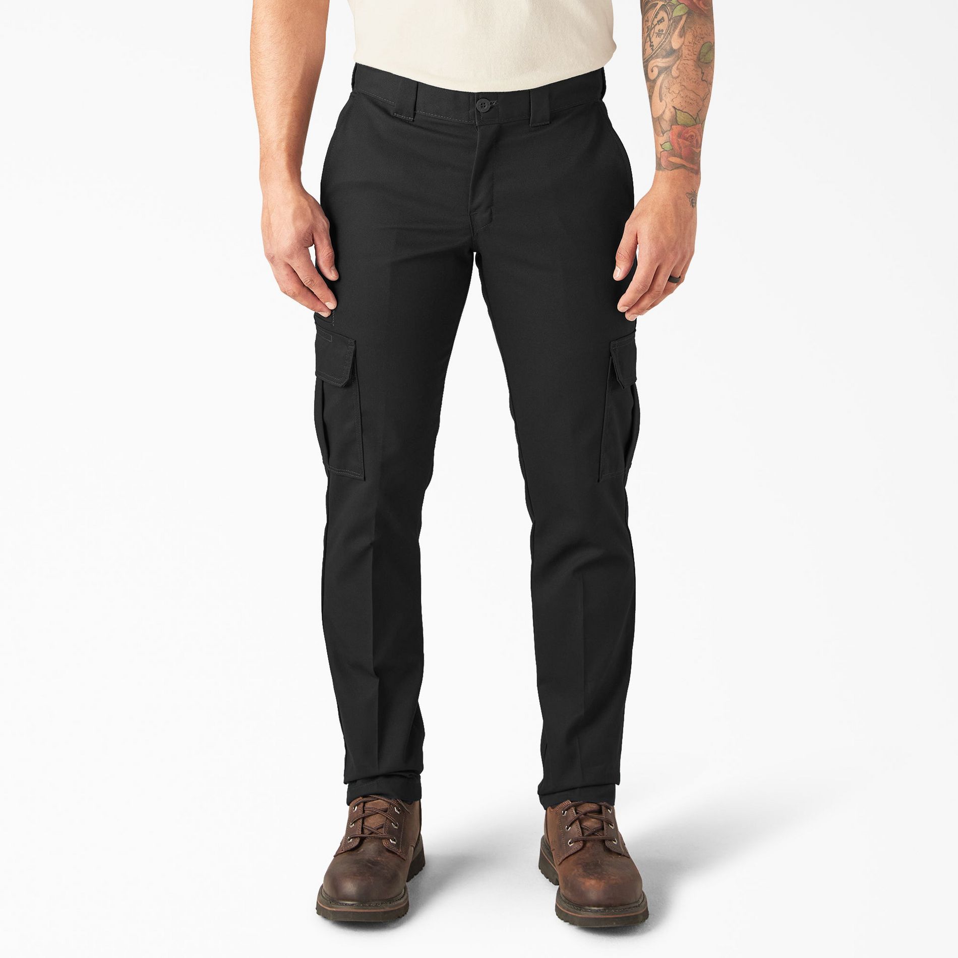 Dickies FLEX Slim Fit Cargo Pants, Black (BK), ,30 32