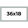 PosterPalooza | Panoramic Refined Blue Picture Frame - UV Acrylic, Foam Board Backing, Hanging Hardware - 2 of 4