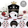 Big Dot of Happiness Las Vegas - Casino Party Decor and Confetti - Terrific Table Centerpiece Kit - Set of 30 - 2 of 4