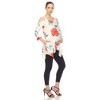 Maternity Floral Printed Cold Shoulder Tunic - 2 of 4