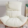 CAVINAS Milk Velvet Fabric Glider Rocking Chair,Modern Upholstered Armless Rocking Chairs,Nursery Accent Chair for Bedroom - 4 of 4