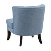 CAVINAS 18" Modern Accent Chair with solid Wood Legs, Classic Living Room Upholstery Chair,Button Tufted Back - 4 of 4