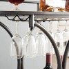 KTMBDW Bar Cart, Home Bar Serving Cart, Small Bar Cart with 2-Tier Shelf, Wine Holders, Glass Holders for Kitchen, Dining Room, Living Room - 3 of 4