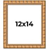 PosterPalooza | 12x14 Modern Bamboo Picture Frame, UV Acrylic, 5 Finishes - 2 of 4