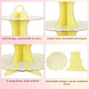 Unique Bargains 3-Tier Cupcake Stand Tower Cardboard Dessert Cup Cake Stand Tower 2 Pcs - 3 of 4