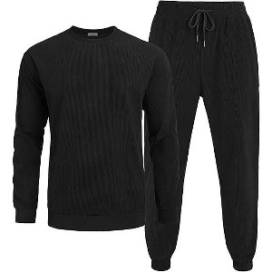 COOFANDY Men's Tracksuit 2 Piece Sweatsuit Set Long Sleeve Pullover Athletic Suit For Sports Casual Fitness Jogging - 1 of 4