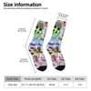 Hip Hop Inspired Colorful Graffiti Women Printed Crew Socks Funny Funky Socks Soft Polyester Novelty Gifts for Artists Men - 2 of 4