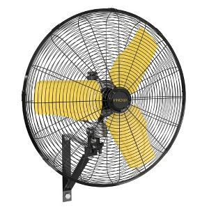 Ihomadore 24" Oscillation Wall Fans 3-Speed Commercial Portable Fans - 1 of 4