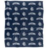Queens University Of Charlotte Logo Pattern Silky Touch Blanket White 50x60 - 2 of 4