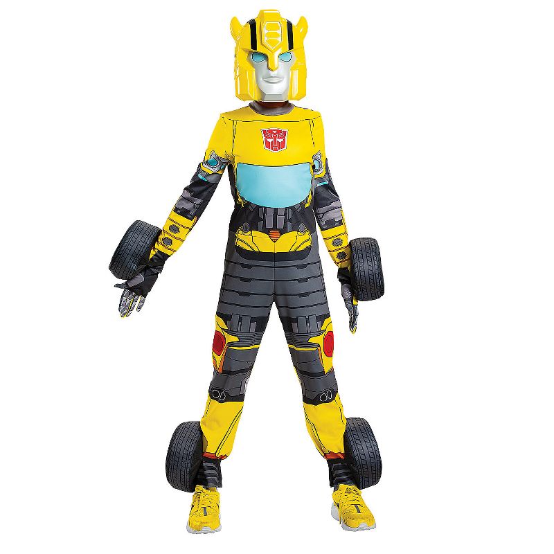 Disguise Boys' Transformers Bumblebee Transforming Jumpsuit Costume, 1 of 4