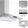 Acekool Convertible Stainless Steel Wall Mount Range Hood - 4 of 4
