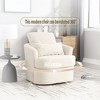 CAVINAS 360 Degree Swivel Barrel Chair Comfy Round Accent Sofa Chair Lounge Chair for Living Room - 2 of 4