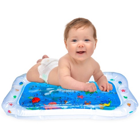 Yeeeasy Tummy Time Water Mat 丨Water Play Mat for Babies Inflatable Tummy  Time Water Play Mat for Infants and Toddlers 3 to 12 Months Promote