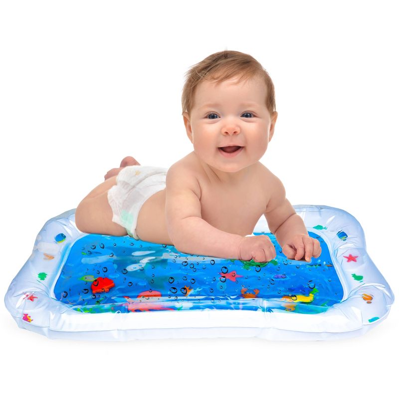 Hoovy Inflatable Tummy Time Water Play Mat, 1 of 12