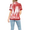 LA LEELA Womens Summer Casual Beach Hawaiian Blouses Shirt Dressy Blouse Short Sleeve Button Up Tops Tee Shirts T Shirts - 3 of 4