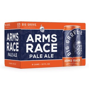 Big Grove Arms Race American Strong Pale Ale Beer - 6pk/12 fl oz Cans - 1 of 2