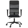 vidaXL Office Chair Black Mesh Fabric and Faux Leather - 3 of 4