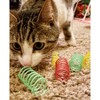 Spot Thin & Colorful Springs Cat Toy - 10 Pack - image 3 of 3