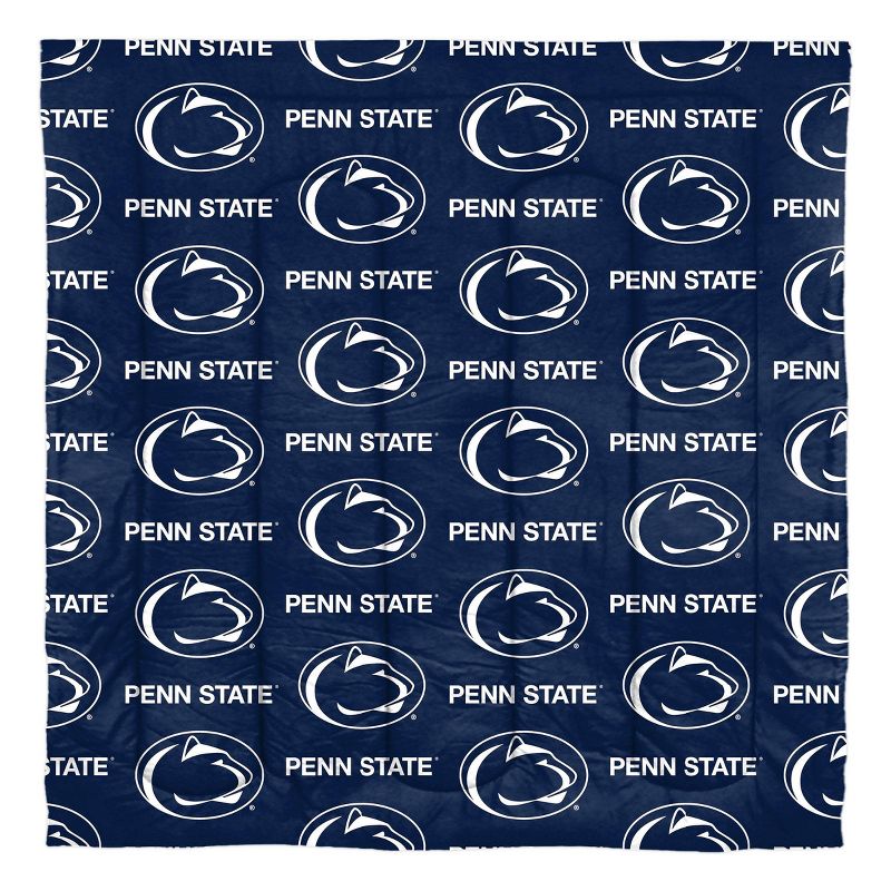 NCAA Penn State Nittany Lions Rotary Bed Set, 2 of 4