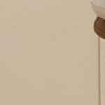 pu brown + linen cream white