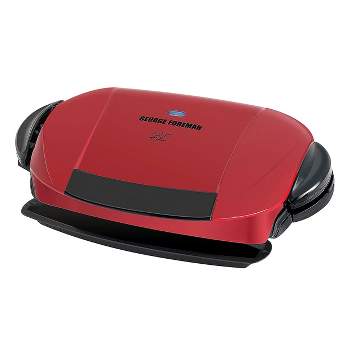  George Foreman 9-Serving Basic Plate Electric Grill and Panini  Press, 144-Square-Inch, Platinum, GR2144P: Electric Contact Grills: Home &  Kitchen