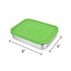 LunchBots Large Trio Stainless Steel Bento Box - 2 of 4