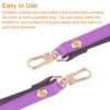 Unique Bargains Leather Removable Wallet Keychain Bag Replacement Wristlet Strap - 4 of 4
