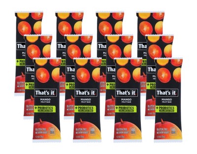 That’s It Mango Probiotic Fruit Bars - 4.8 oz