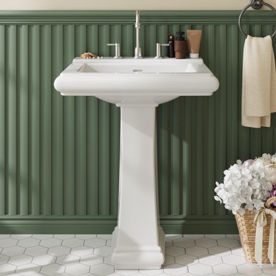 Bathroom Pedestal Sinks,Rectangular Pedestal Sink