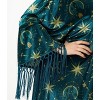 Disney Princess Collection by Unique Vintage Women's Velvet Fringe Scarf Coat - 2 of 4