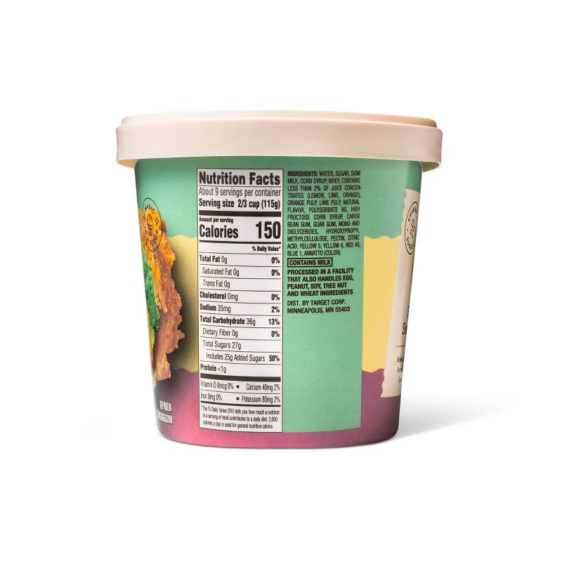 Rainbow Sherbet Ice Cream - 1.5qt - Favorite Day&#8482;, 4 of 6