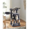 Feandrea Cat Tree, Small Cat Tower, Cat Condo, Kitten Activity Center with Scratching Post, Basket, Cave - 2 of 4