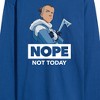 Men's - Avatar: The Last Airbender - Sokka Nope Long Sleeve Graphic T-Shirt - 2 of 4