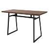 Geo Industrial Counter Table Black/Brown - LumiSource - image 3 of 4