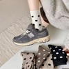 Anna-Kaci Women's 3-Pack Polka Dot Ankle Socks with Soft Knit Texture and Classic Dotted Design - 4 of 4